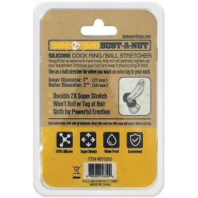 Bust a Nut Cock Ring (Option: Black)