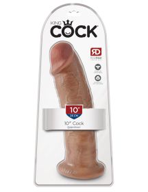 King Cock 10 Inch Cock (Option: Tan)