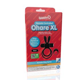 Screaming O Remote Controlled Ohare XL Vibrating Ring (Option: Black)