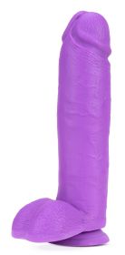Neo 10 Inch Dual Density Dildo (Option: Neon Purple)