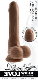 Peek a Boo Vibrating Dildo (Option: Dark)