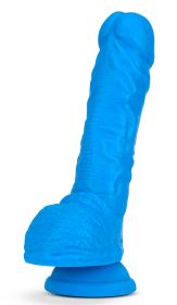 Neo 9 Inch Dual Density Dildo (Option: Neon Blue)