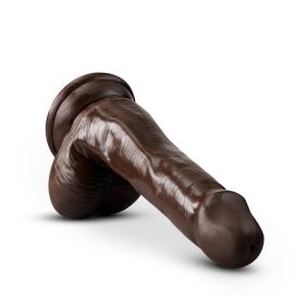 Dr. Skin Plus 6 Inch Posable Dildo With Balls (Option: Chocolate)