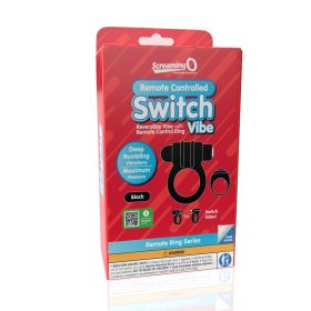 Screaming O Remote Controlled Switch Vibrating Ring (Option: Black)