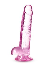 Naturally Yours 7 Inch Crystalline Dildo (Option: Rose)