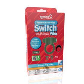 Screaming O Remote Controlled Switch Vibrating Ring (Option: Green)
